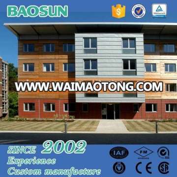 Prefabricated modular Denmark students apartment building from China supplier with CE